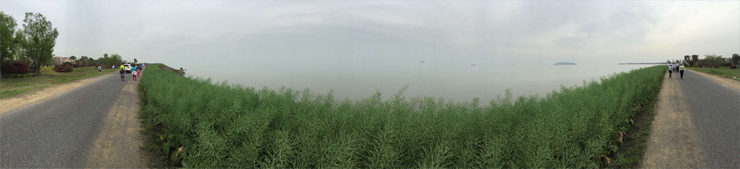 國禎環保-快樂國禎環湖毅行沿途風景
